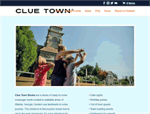 Tablet Screenshot of cluetownbooks.com